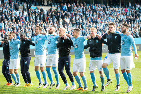 Malmö FFs spelare tackar publiken