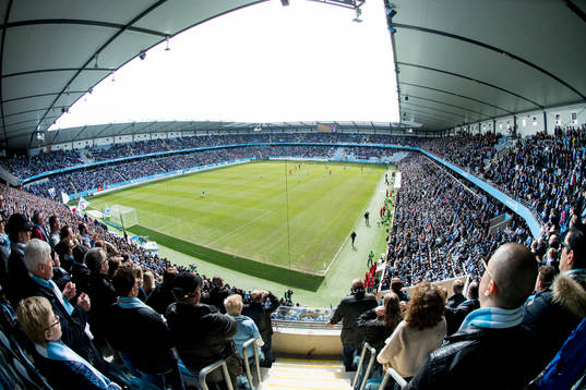 Generell vy över Swedbank stadion