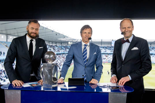 Cmore och TV4 sports experter Olof Lundh, Jens Fjellström