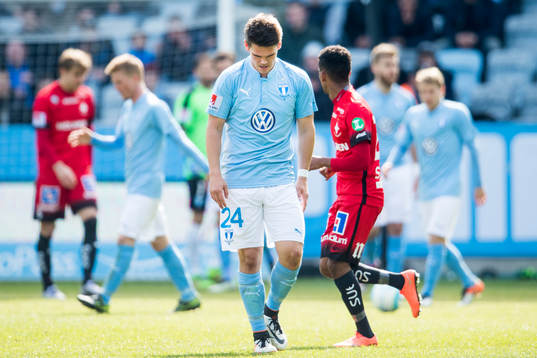Malmö FFs Vidar Örn Kjartansson deppar
