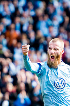 Malmö FFs Jo Inge Berget jublar