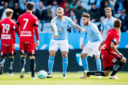 Malmö FFs Guillermo Molins och Erdal Rakip