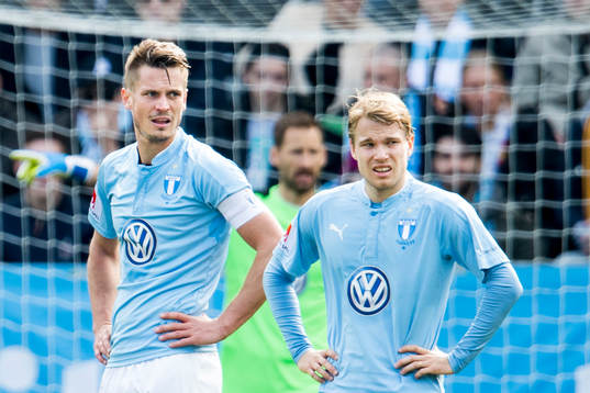 Malmö FFs Markus Rosenberg och Oscar Lewicki