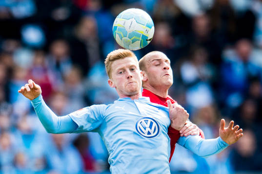 Malmö FFs Anders Christiansen och Norrköpings Daniel