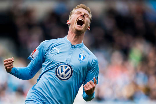 Malmö FFs Anders Christiansen jublar