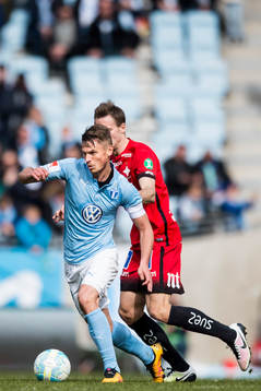 Malmö FFs Markus Rosenberg och Norrköpings Andreas