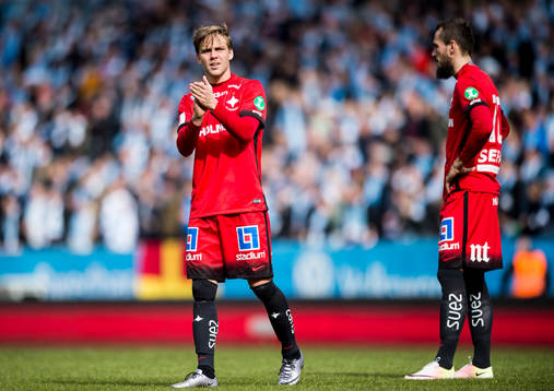 Norrköpings Christoffer Nyman tackar publiken