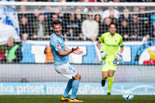 Malmö FFs Markus Rosenberg reagerar