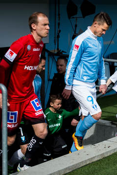 Norrköpings Andreas Johansson och Malmö FFs Markus
