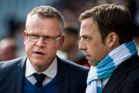 Norrköpings tränare Jan Andersson och Malmö FFs tränare