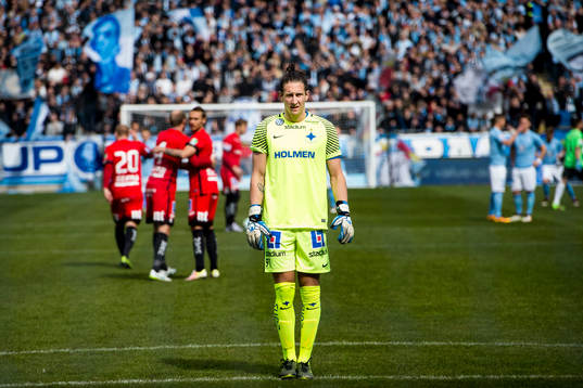 Norrköpings målvakt David Mitov Nilsson