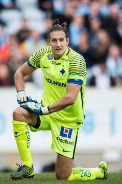 Norrköpings målvakt David Mitov Nilsson