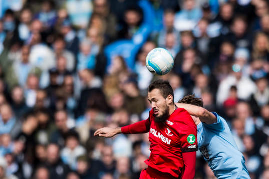 Norrköpings Emir Kujovic och Malmö FFs Vidar Örn