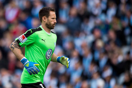 Malmö FFs målvakt Johan Wiland