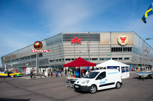 Exteriör på Guldfågeln Arena