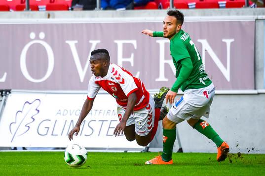 Kalmars Lumala Abdu och Jönköpings Ronny Sabo