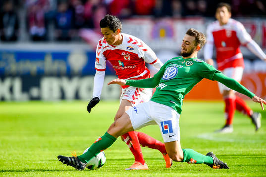 Kalmars Romário Pereira Sipião och Jönköpings Robert