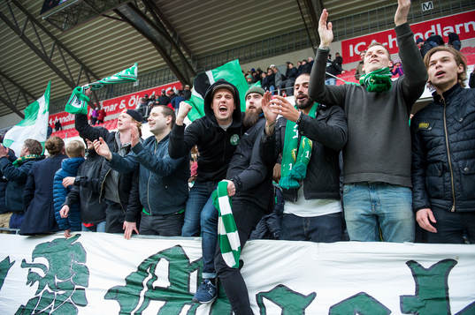 Jönköpingsfans jublar