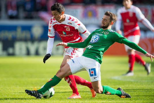 Kalmars Romário Pereira Sipião och Jönköpings Robert