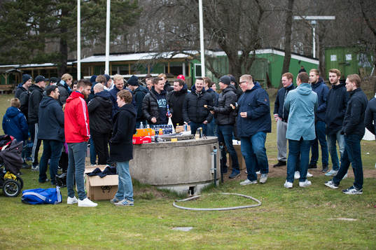 under en träning med Djurgården