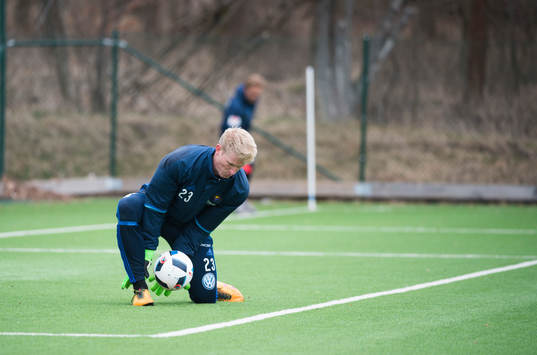 Djurgårdens målvakt Hampus Nilsson