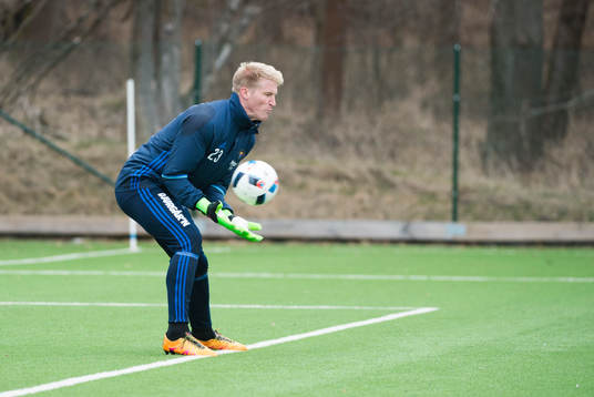 Djurgårdens målvakt Hampus Nilsson