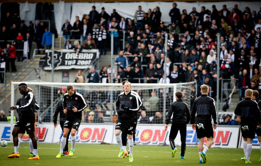 Örebros Alhassan Kamara och Daniel Gustavsson