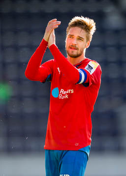 Helsingborgs Johan Mårtensson tackar de tillresta