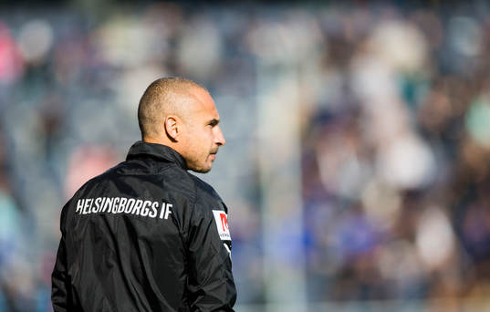 Helsingborgs manager Henrik Larsson