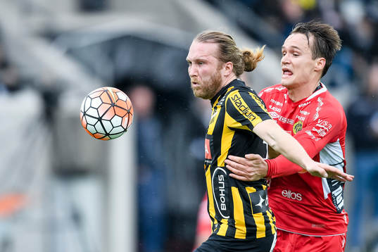 Häckens Emil Wahlström och Elfsborgs Viktor Prodell