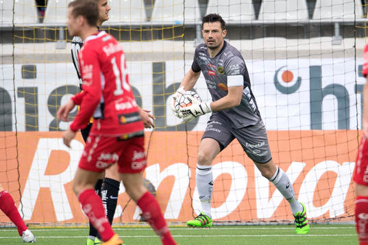 Elfsborgs målvakt Kevin Stuhr Ellegaard