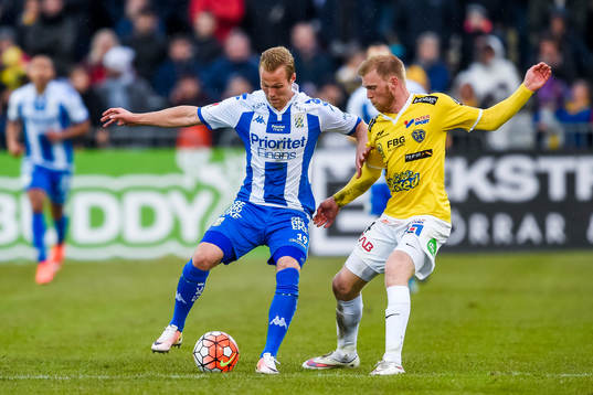 IFK Göteborgs Gustav Engvall och Falkenbergs Per Karlsson