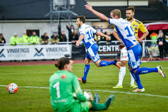 IFK Göteborgs Tobias Hysén jublar