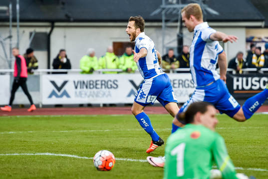 IFK Göteborgs Tobias Hysén jublar