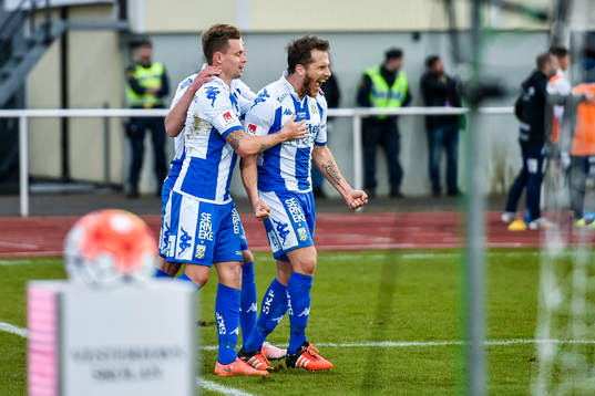 IFK Göteborgs Tobias Hysén jublar