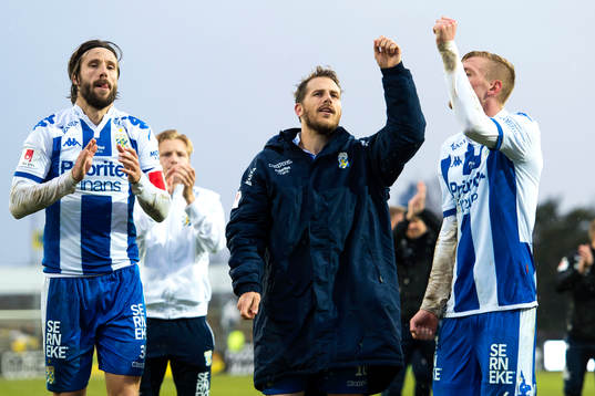 IFK Göteborgs Mattias Bjärsmyr, Tobias Hysén och