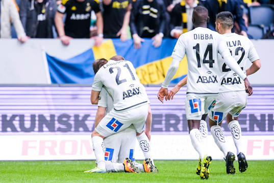 Sundsvalls spelare jublar