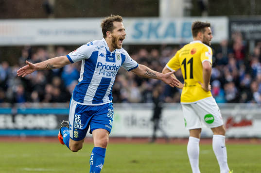 IFK Göteborgs Tobias Hysén jublar