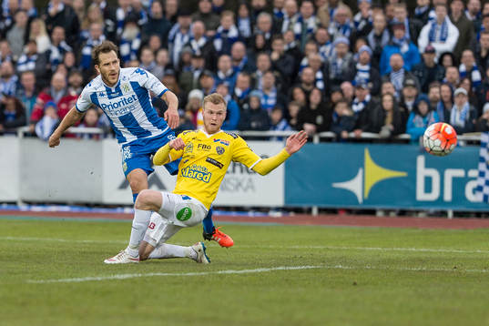 IFK Göteborgs Tobias Hysén gör 0-2
