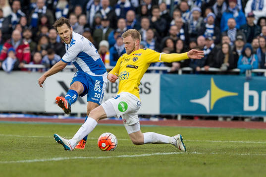 IFK Göteborgs Tobias Hysén gör 0-2