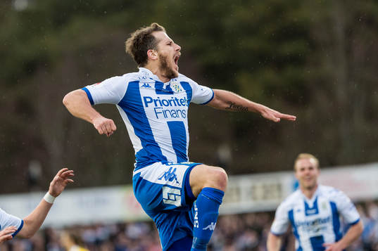 IFK Göteborgs Tobias Hysén jublar