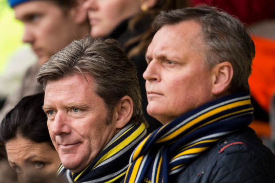 Mikael Modig styrelseledamot och Ingvar Johansson vice