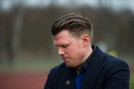 Ängelholms tränare Christian Järdler