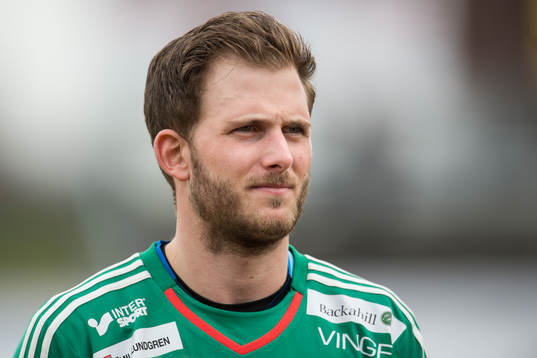 Ängelholms målvakt Carl Lindell