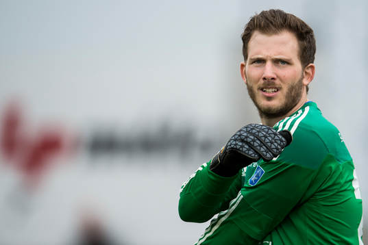 Ängelholms målvakt Carl Lindell
