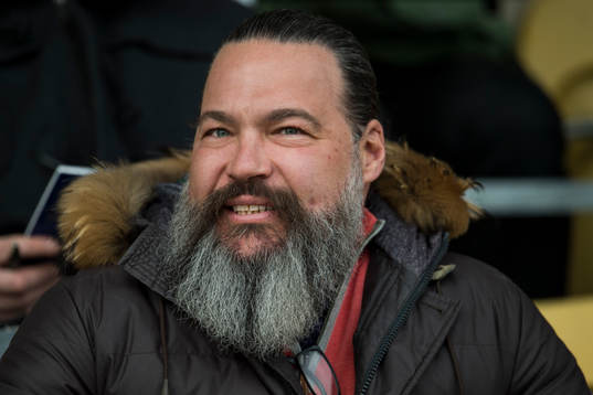 Igor Stojanovic på läktaren