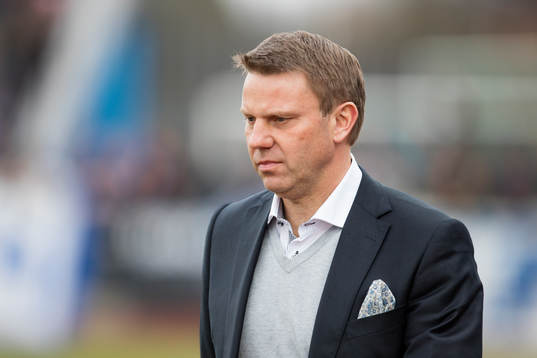 Falkenbergs tränare Hans Eklund