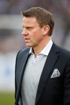 Falkenbergs tränare Hans Eklund