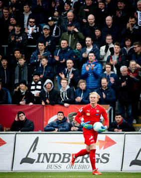 Örebros målvakt Jacob Rinne