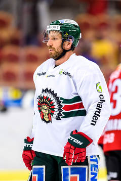 Frölundas Joel Lundqvist på uppvärmningen